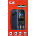 Mobilní tlačítkový telefon na 2 sim K38 černý