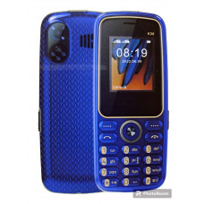 Mobilní tlačítkový telefon na 2 sim K38 modrý