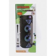 Velký Bluetooth karaoke párty reproduktor 6203 s barevnou hudbou 60cm