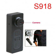 Elegantní micro špionážní kamera S918 jako knoflík