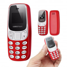 Mobilní telefon miniaturní BM10 2SIM 68mm červený