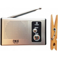 Kapesní malé FM/AM radio Mini CMiK MK-229