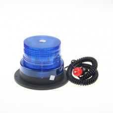 Výstražný magnetický maják MODRÝ 10-30V 30 LED