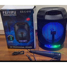 Přenosný bluetooth reproduktor FEIYIPU ES-C-010 s barevnou disco hudbou fm radio,usb,tf card