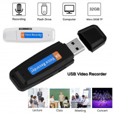 Hlasový záznamník mini diktafon v USB flash štěnice