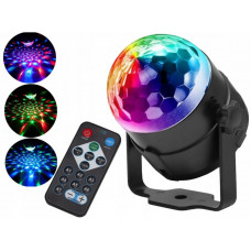 Závěsná LED disco koule s dálkovým ovládáním