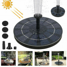 Plovoucí solární zahradní fontána